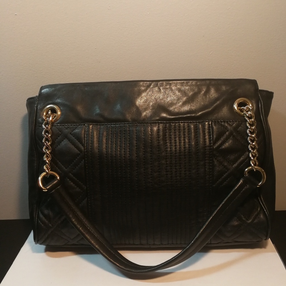 Calvin Klein Quilted Leather Pocketbook